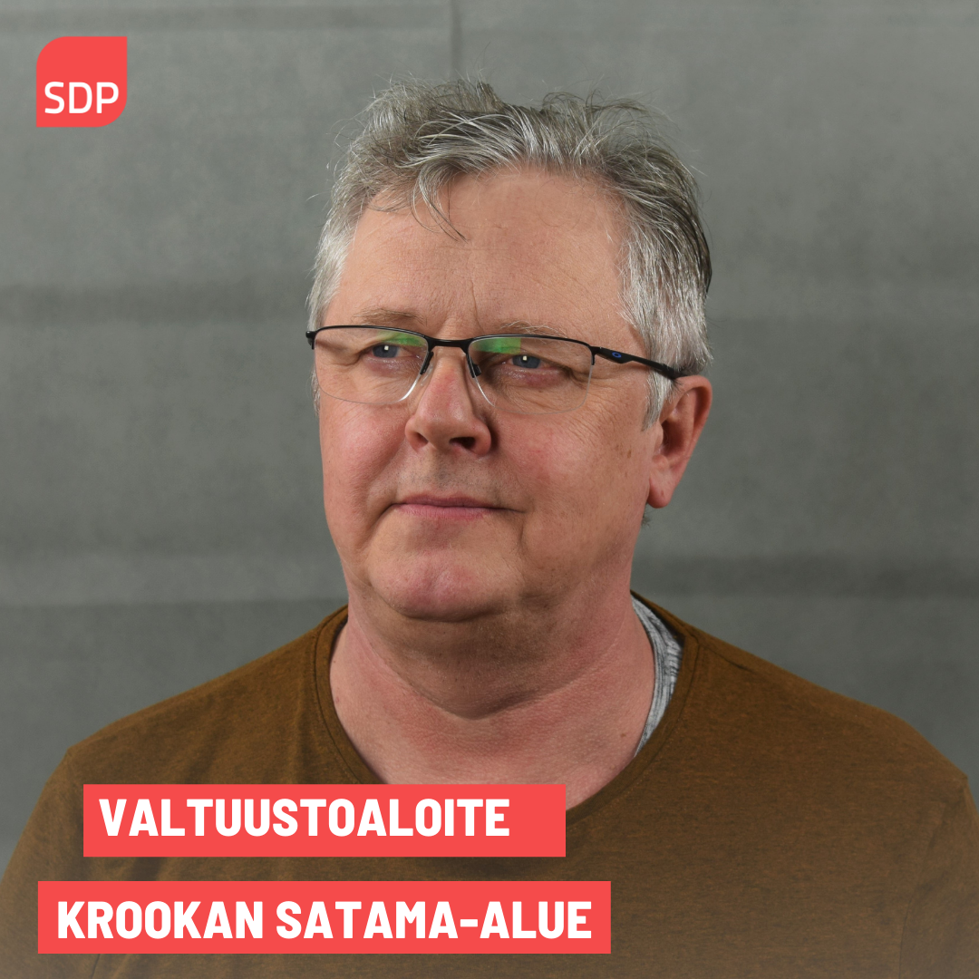 VALTUUSTOALOITE                         KROOKAN SATAMA-ALUE